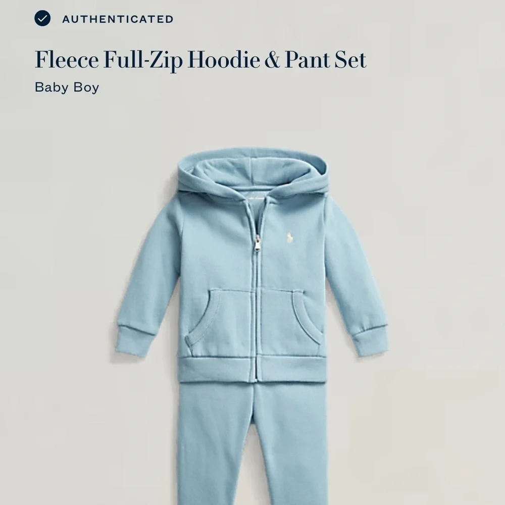 Ralph Lauren Full Zip Hoodie Sweatsuit